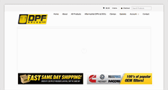 Desktop Screenshot of dpfsales.com