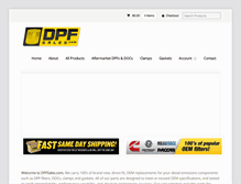 Tablet Screenshot of dpfsales.com